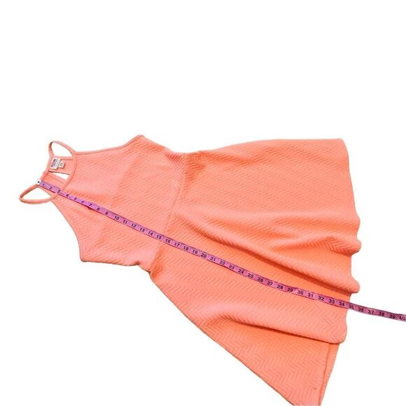 10/$25🦋 Mossimo Neon Orange A-Line Sleeveless Skater Dress - Size Medium - Picture 15 of 16
